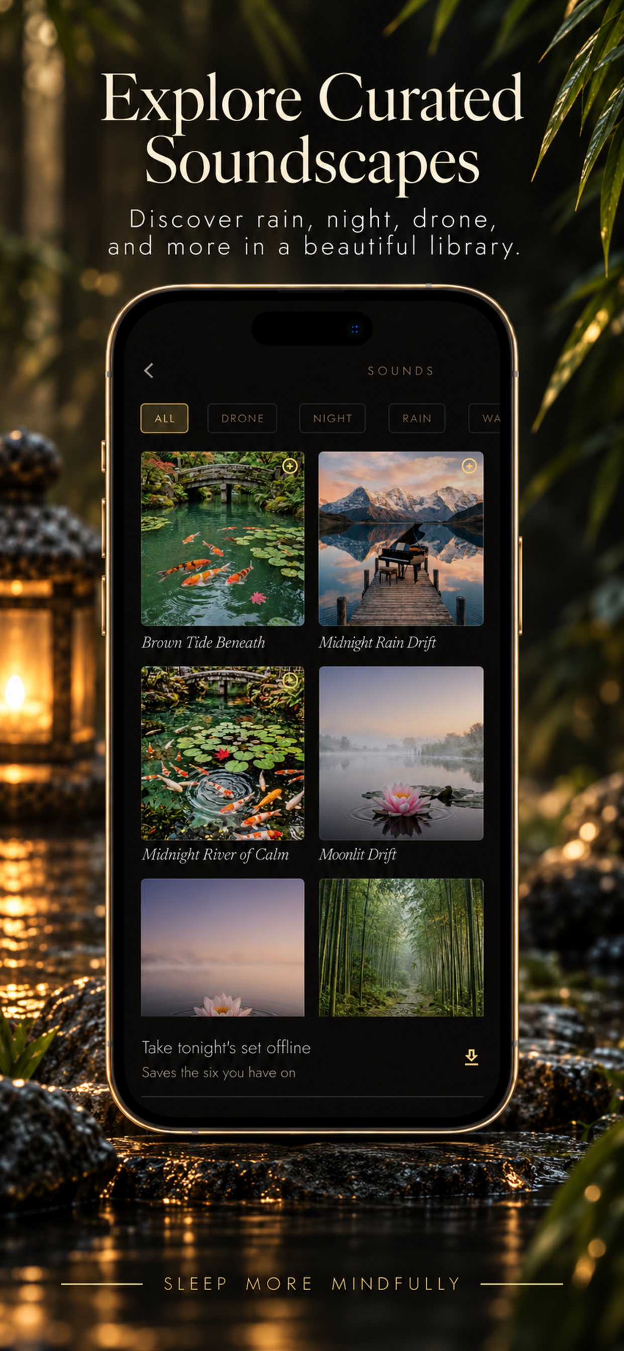 Curated soundscapes library